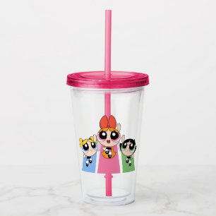 Powerpuff Girls vliegen hoog Acryl Drinkbeker