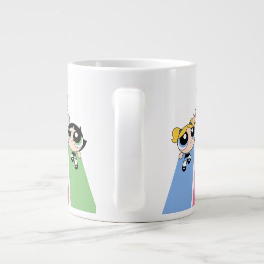 Powerpuff Girls vliegen hoog Extra Grote Beker (Achterkant)