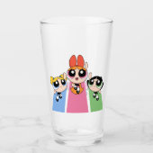 Powerpuff Girls vliegen hoog Glas (Voorkant)