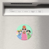 Powerpuff Girls vliegen hoog Magneet (Insitu (Vaatwasser))
