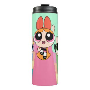 Powerpuff Girls vliegen hoog Thermosbeker