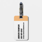 Powerpuff-meisjes redden de dag bagagelabel (Achterkant verticaal)