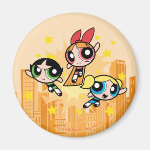 Powerpuff-meisjes redden de dag magneet