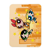 Powerpuff-meisjes redden de dag magneet (Verticaal)