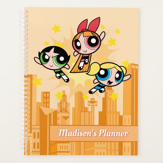 Powerpuff-meisjes redden de dag planner (Voorkant)