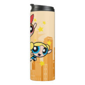 Powerpuff-meisjes redden de dag thermosbeker (Geroteerd rechts)
