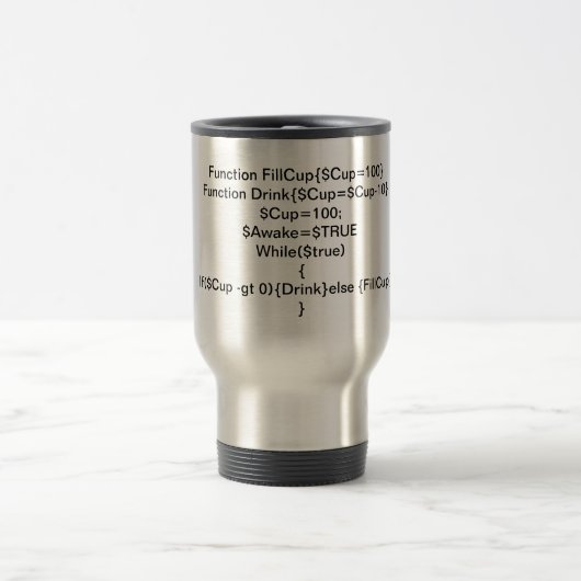 PowerShell Coffee-script Reisbeker (Center)