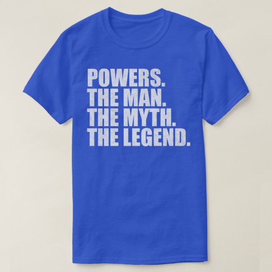 PowersPowers Familienaam Powers achternaam Powers  T-shirt (Design voorkant)