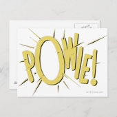 POWIE! BRIEFKAART (Voorkant / Achterkant)