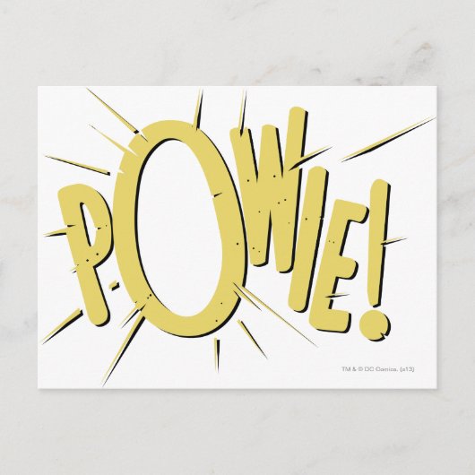 POWIE! BRIEFKAART (Voorkant)