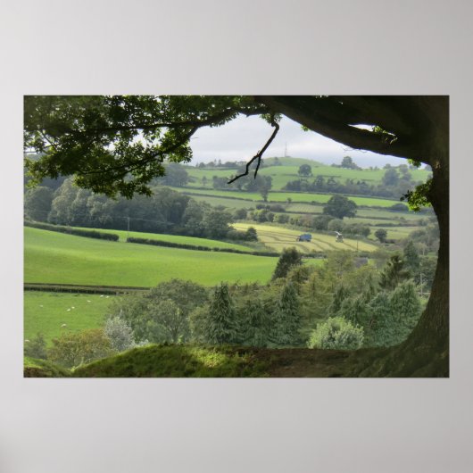 Powys in herfst Equinox Poster (Voorkant)