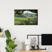 Powys in herfst Equinox Poster (Thuiskantoor)