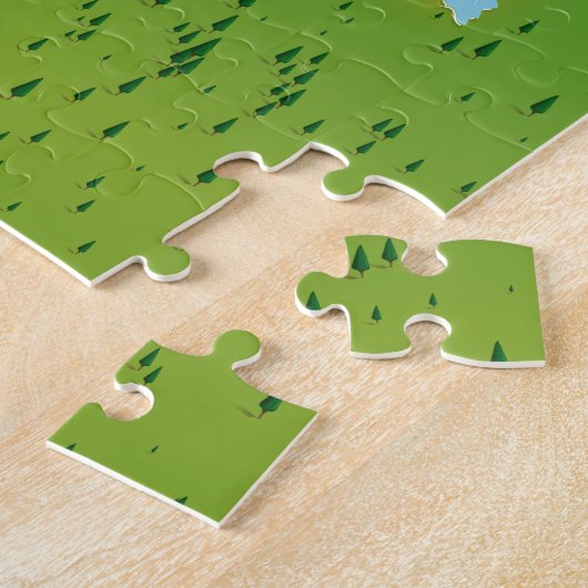 Poyang Lake Legpuzzel (Zijkant)