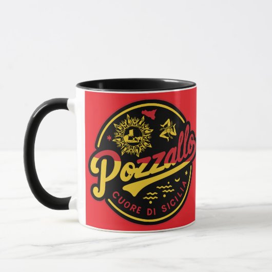 Pozzallo Cuore di Sicilia Mug (Gauche)