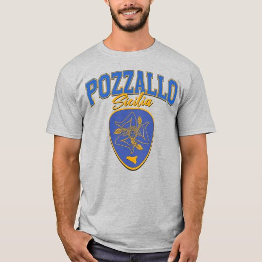 Pozzallo Sicilia T-shirt (Voorkant)