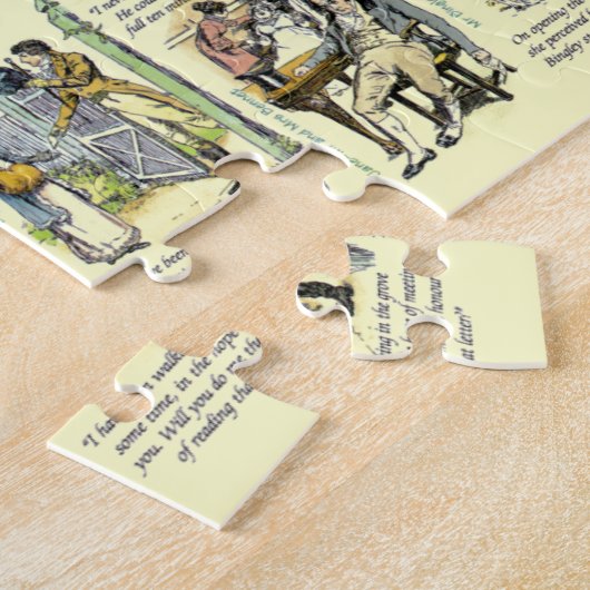 Pozzle Pride & Prejudice Legpuzzel (Zijkant)