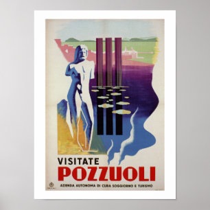 Pozzuoli oude Griekse Romeinse stad Italië reist e Poster
