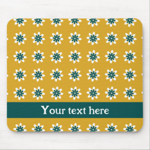 PP 338: Retro 70s Kleur Bloemen: 1 van 3 Muismat