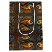 PP 572 Steampunk Vissen 1 van 3 Medium Cadeauzakje (Achterkant)