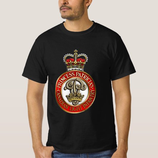 PPCLI Regimental Pet Badge T-shirt (Voorkant)