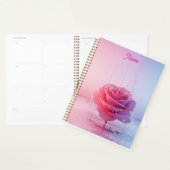 PPink Water Rose Planner (Devant avec enveloppe)