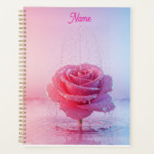 PPink Water Rose Planner (Devant)