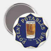 PPU (Potent Potables Unit) (blauw) Magneet (Voorkant / Achterkant)