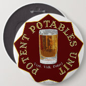 PPU (Potent Potables Unit) (rood) Ronde Button 6,0 Cm (Voorkant /achterkant)