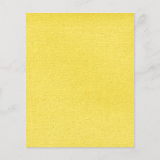 PPY-massief geel GEEL ACHTERGROND SJABLOON TEXTUR Flyer (Achterkant)