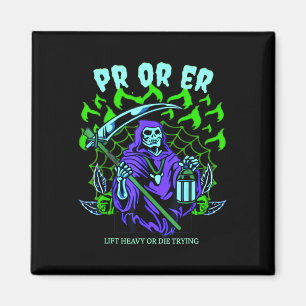 PR of ER Gym Gewichtheffen Bodybuilding Spooky Hal Magneet