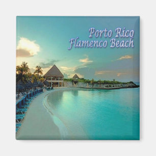 PR - Puerto Rico - Culebra Island - Flamenco Beach Magneet