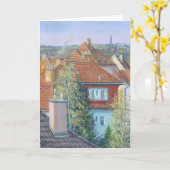 Praag 4-daken kaart (Gele Bloem)