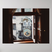 Praag Astronomische Klok Fotografie Poster (Voorkant)