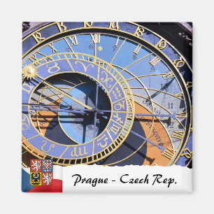 Praag, beroemde astronomische klok / Orloj Magneet
