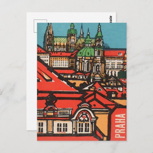 Praag Briefkaart (Voorkant / Achterkant)