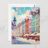 praag briefkaart (Voorkant / Achterkant)