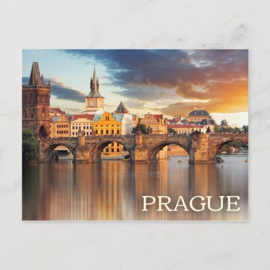 Praag, Briefkaart Tsjechië (Voorkant)