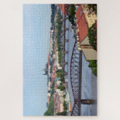Praag, Castle & River Bridges / Tsjechië Legpuzzel (Verticaal)