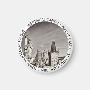 Praag, Charles Bridge, Castle - Tsjechisch Magneet
