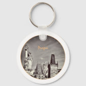 Praag & Charles Bridge, Christus, Castle/Tsjechisc Sleutelhanger (Voorkant)