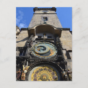Praag, Clock Tower - Orloj, Tsjechië Briefkaart
