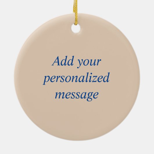 Praag: Evening Skyline Keramisch Ornament (Achterkant)