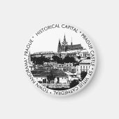 Praag, historische stad, Castle - Tsjechische kuns Magneet (Voorkant)
