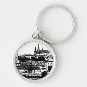 Praag, historische stad, Castle - Tsjechische kuns Sleutelhanger