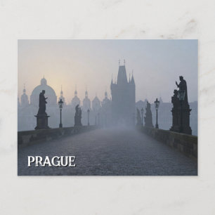 Praag Karelsbrug Reizen Briefkaart