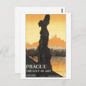 Praag, kunststad briefkaart (Voorkant / Achterkant)