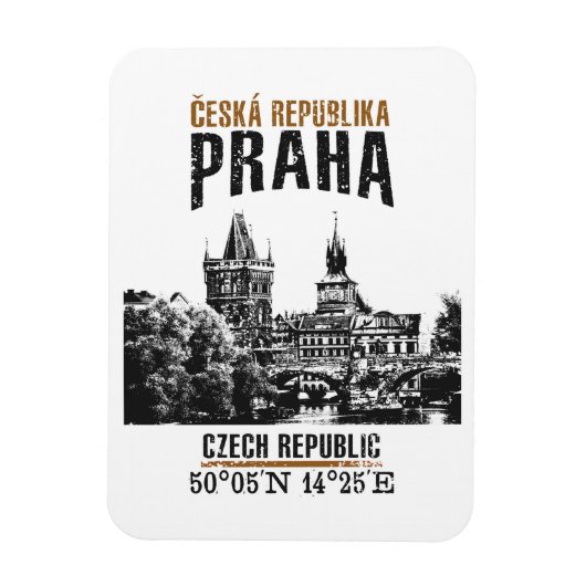 Praag Magneet (Verticaal)