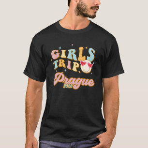 Praag Meisjesreis 2023 Studenten Vrouwen Tsjechië T-shirt