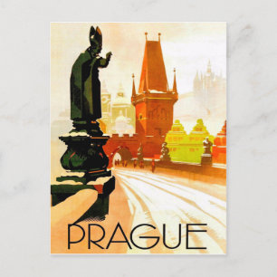 Praag, monument van de paus, Tsjechië Briefkaart