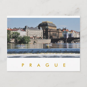 Praag - Nationaal theater Briefkaart